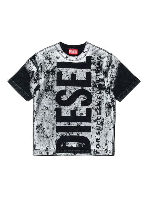 T-shirt bambino Diesel nera a manica corta DIESEL KIDS | J02578KYA0PK900
